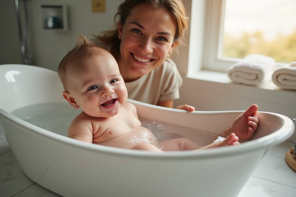 Bain de bébé post-chute du cordon ombilical : conseils et précautions