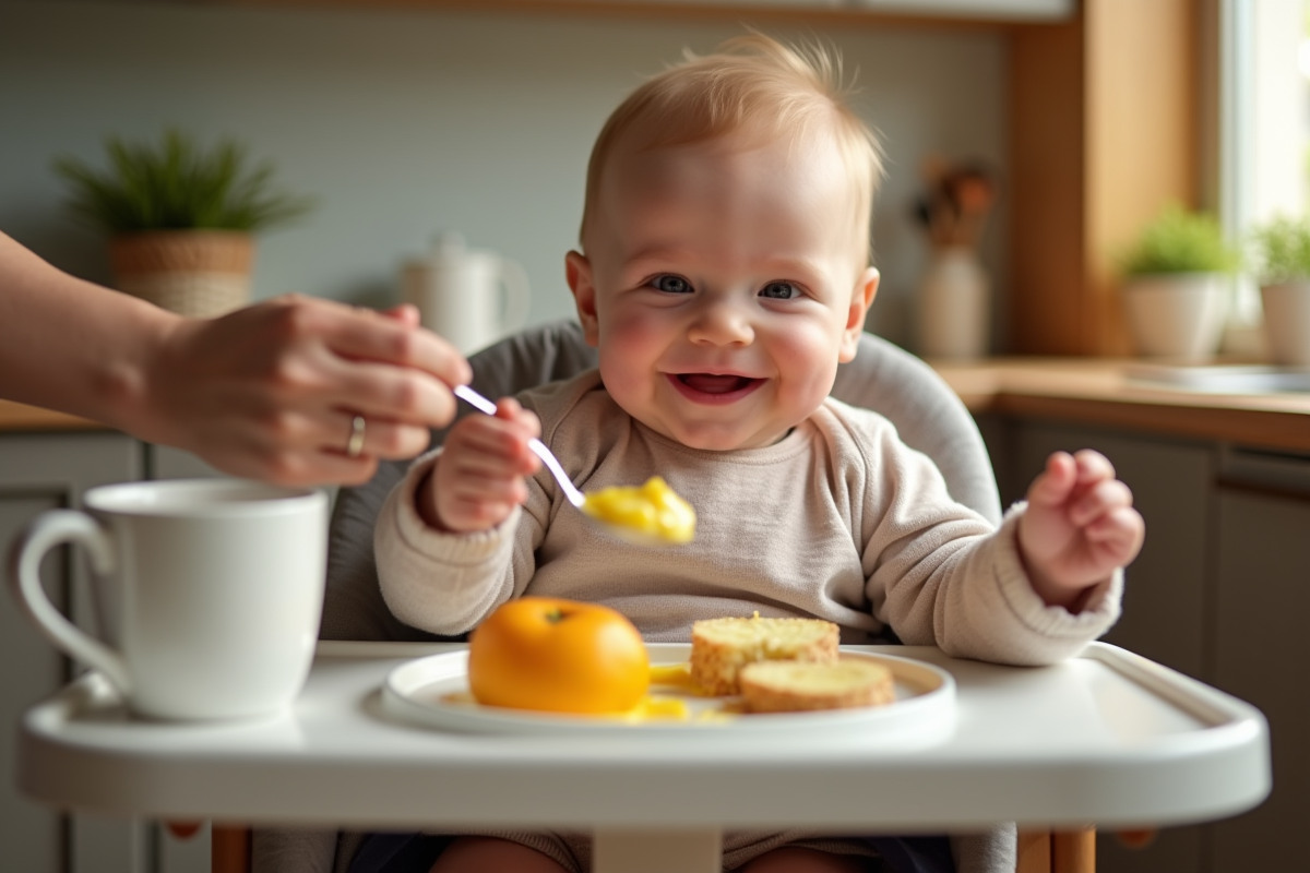 L’âge idéal pour introduire le dîner chez les bébés