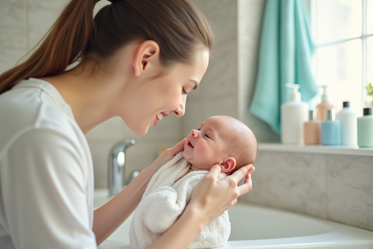 Toilette du nouveau-né : procédures et conseils essentiels